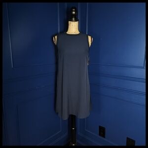 Mossimo Navy Blue Sleeveless Swing Dress